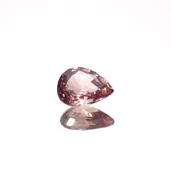 パパラチャサファイア非加熱(宝石名サファイア/別名パパラチャ・サファイア)スリランカ産 0.38ct GIA鑑付[231224695]5.1x4mm前後