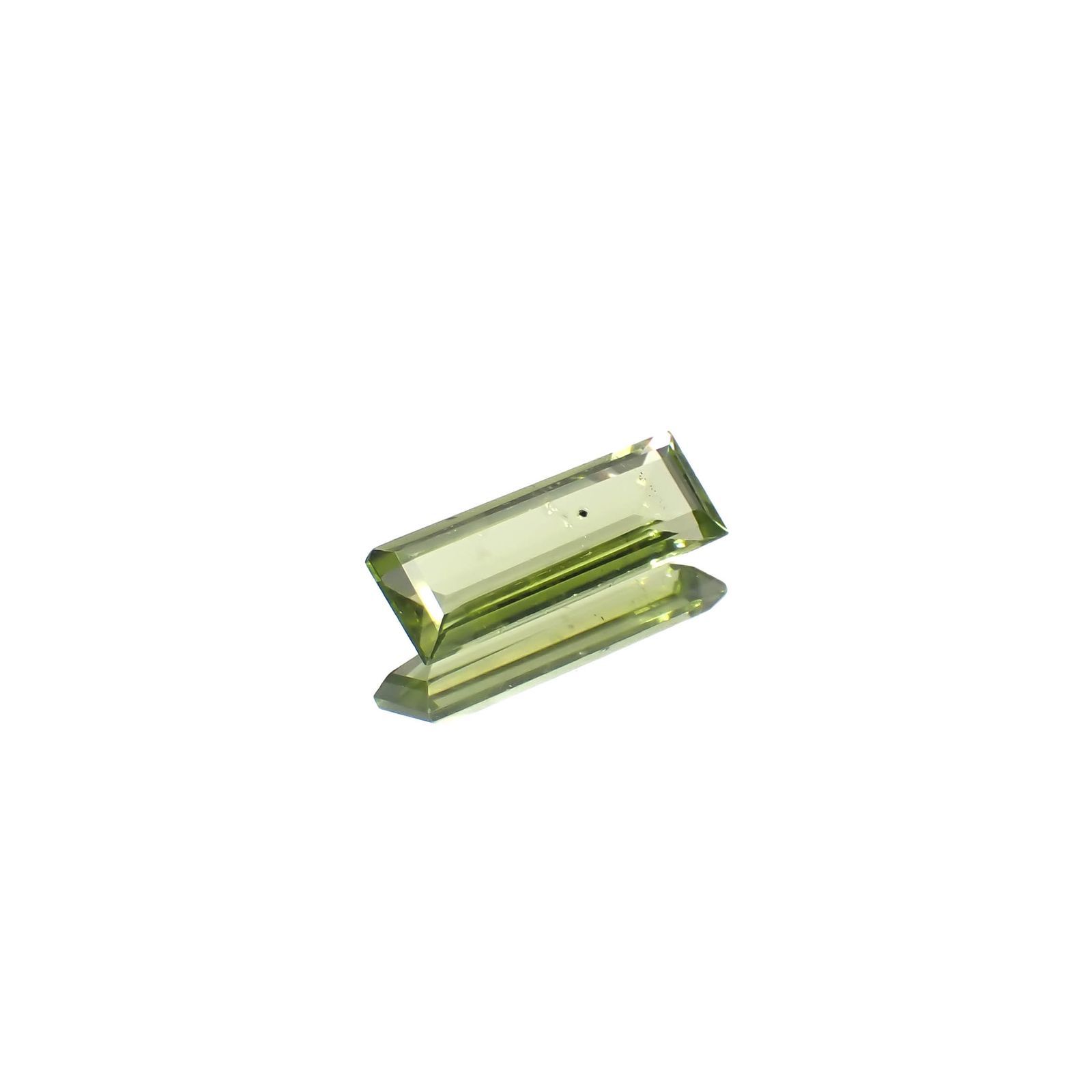 ブラックリリーパッドペリドット アメリカ・アリゾナ州産 0.90ct [231224607]10.1x3.5mm前後