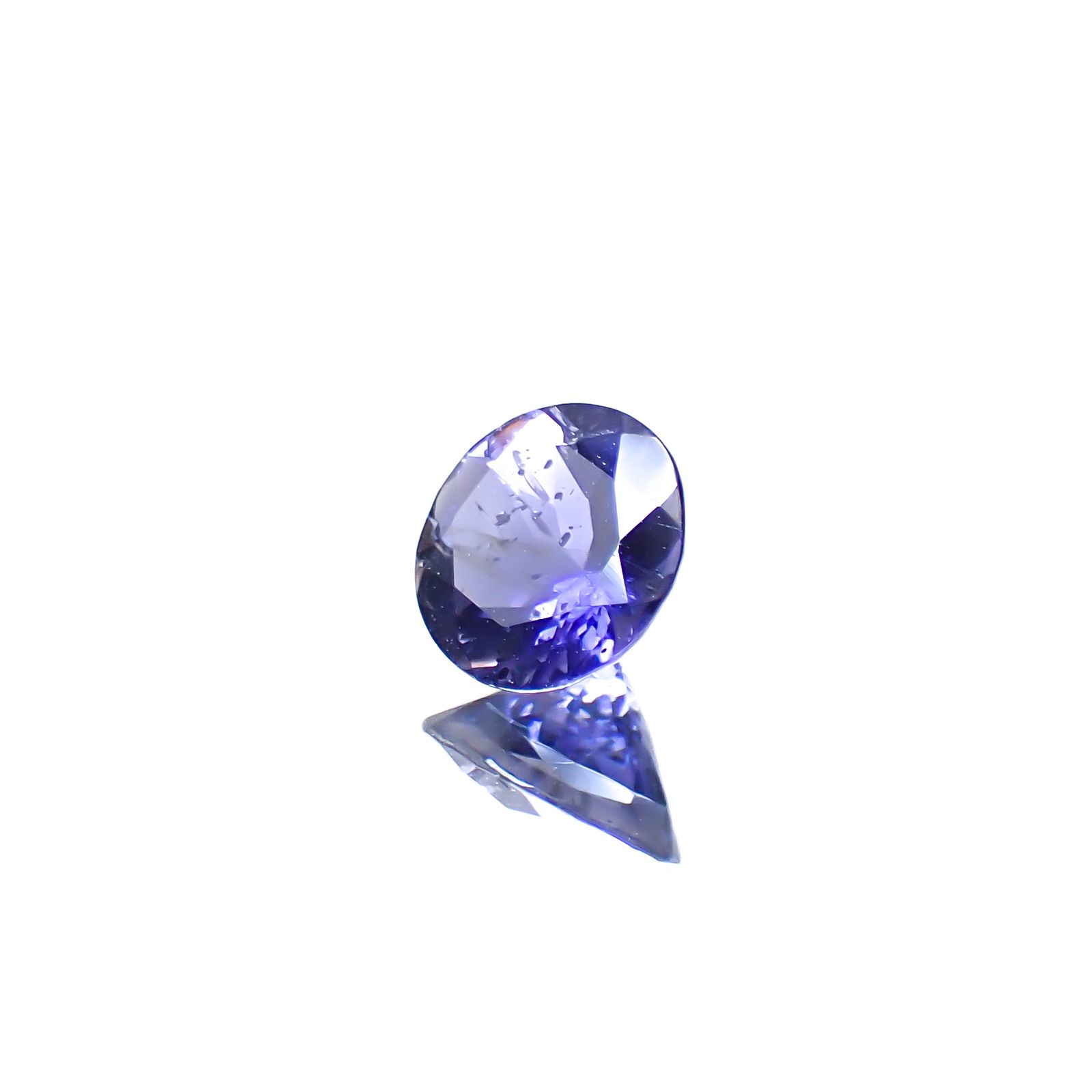 アイオライトサンストーン インド/ブラジル産 0.88ct [250229820]6.8x6.8mm前後