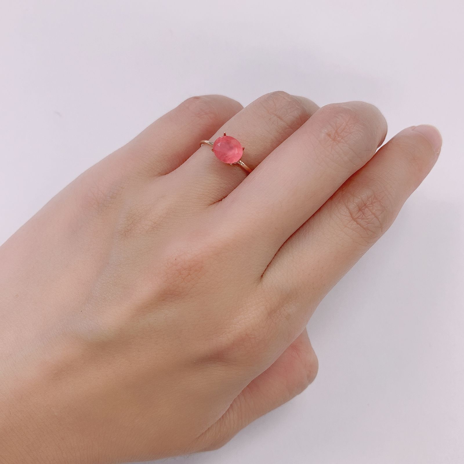 ロードクロサイト アルゼンチン カタマルカ産 ルース 1.28ct[210913329]7×6.1mm前後