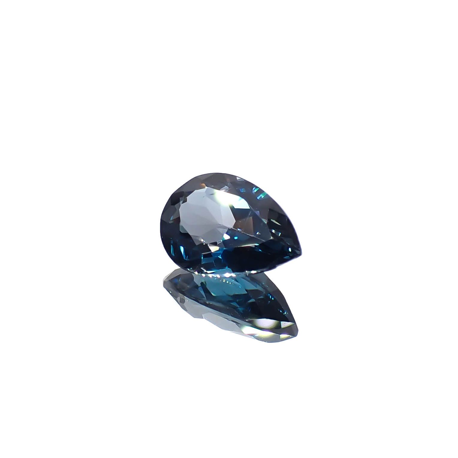 ロンドンブルートパーズ ブラジル産 2.03ct [241029253]9.6x6.6mm前後