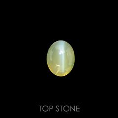 クリソベリルキャッツアイ(宝石名クリソベリル・キャッツアイ) スリランカ産 0.64ct 識別済[210711488]4.9×3.8mm前後