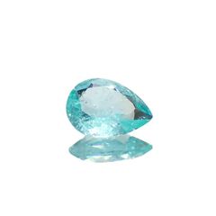 パライバトルマリン(宝石名トルマリン/別名パライバ・トルマリン)ブラジル・キントス鉱山産 0.514ct ソ付(宝貴協)[221018832]6.8x5mm前後