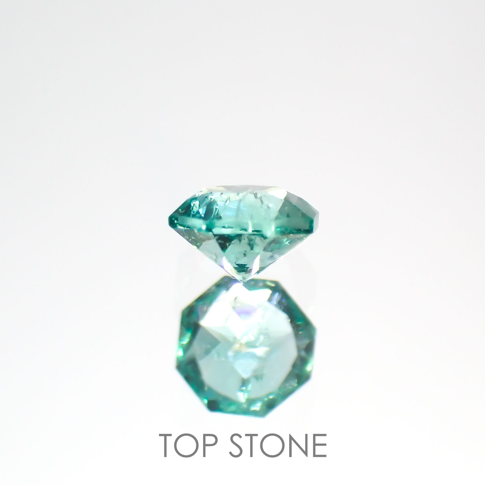 ◇オクタゴンカット◇エメラルド(宝石名エメラルド) ザンビア産 0.12ct 識別済[20128868]3×3mm前後