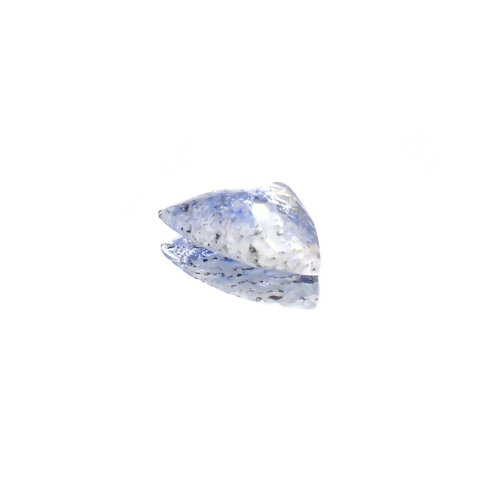 デュモルチェライトインクォーツ ブラジル産 1.72ct [230320876]8.5x11.9mm前後