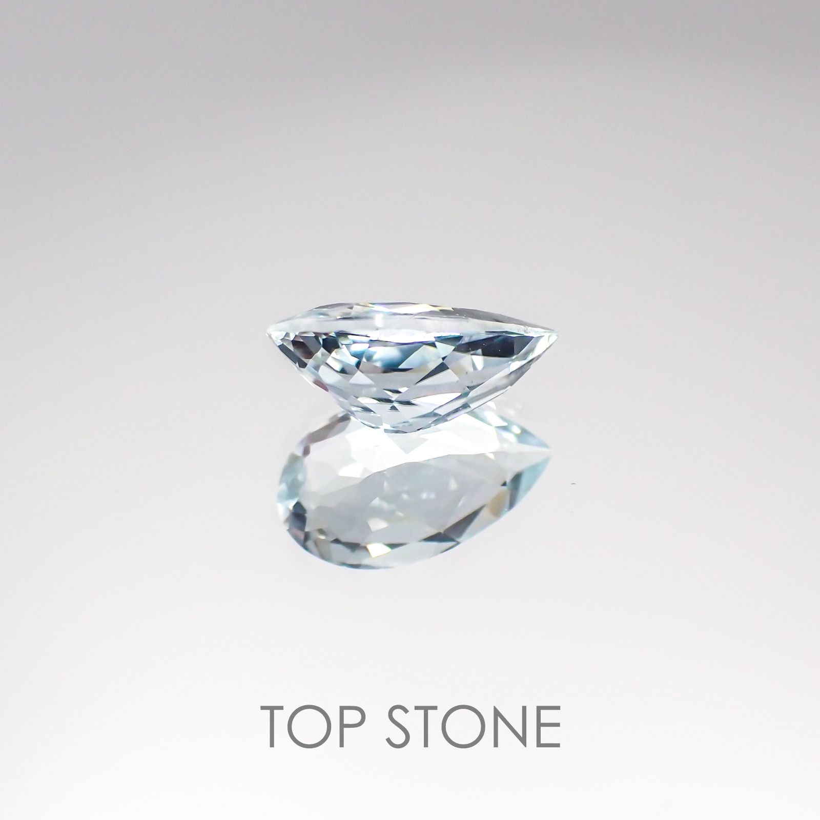 アンブリゴナイト/モンテブラサイト マダガスカル産 ルース 1.09ct[20207384]9.2×5.6mm前後 | TOP  STONE(トップストーン)