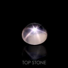スターローズクォーツ(宝石名スター・ローズ・クォーツ) マダガスカル産 3.75ct 識別済[201912815]10.1×10.1mm前後