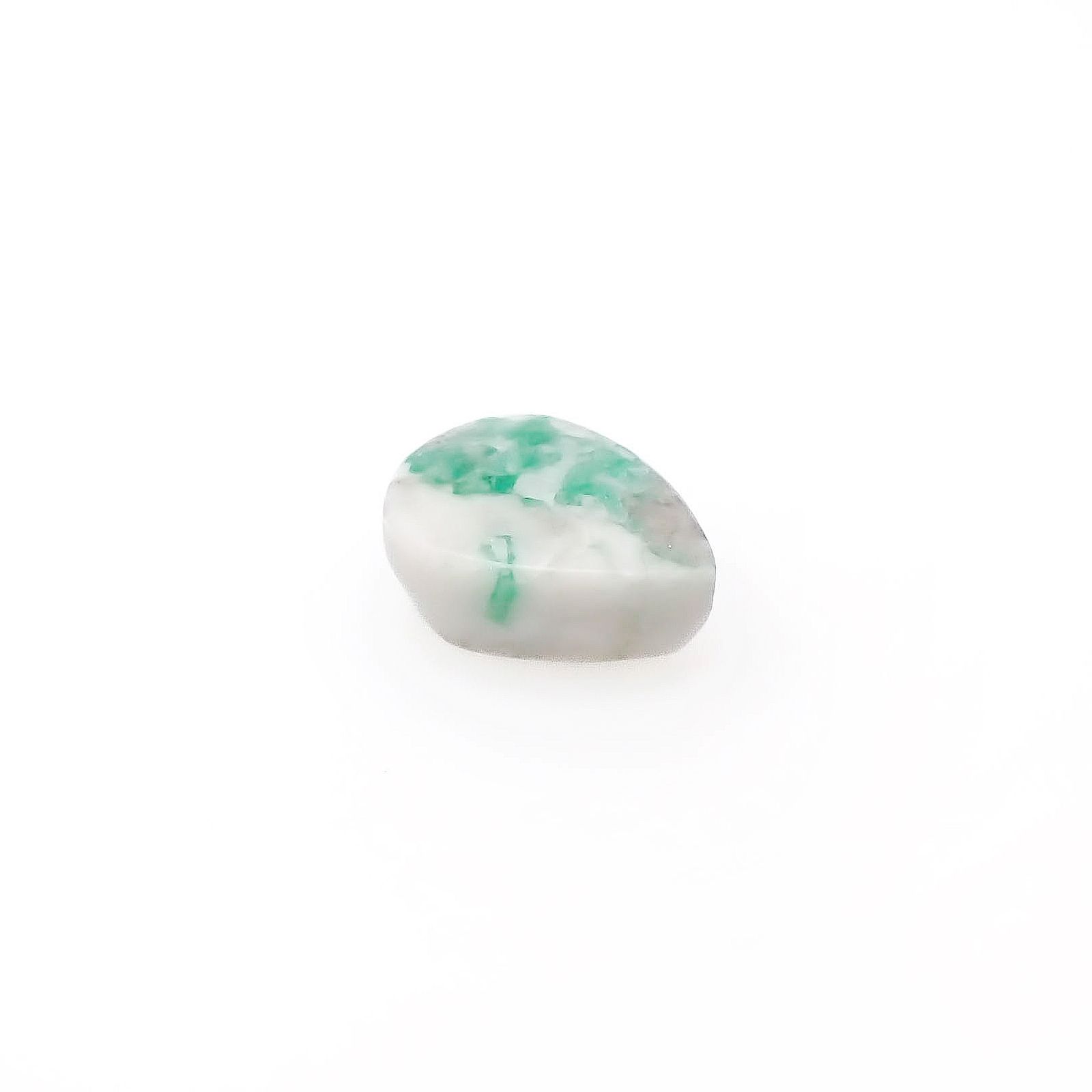 マトリックスエメラルド(エメラルドインクォーツ/フェルドスパー) ブラジル産 2.57ct[240326495]9.8x8mm前後