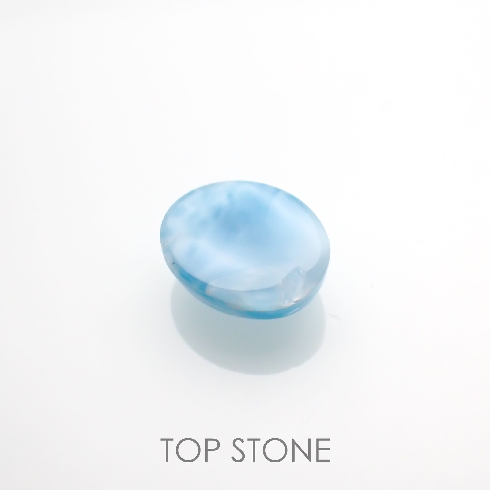 ラリマー(宝石名ブルー・ペクトライト) ドミニカ共和国産 3.01ct 識別済[210913259]9.9×8mm前後