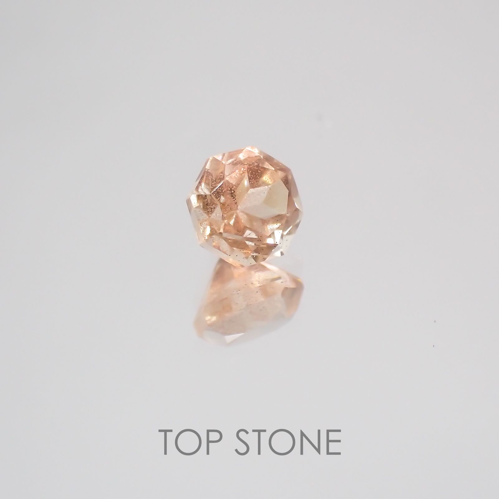 ◇オクタゴンカット◇オレゴンサンストーンSA  アメリカ産 ルース 0.33ct[210210046]4×4mm前後