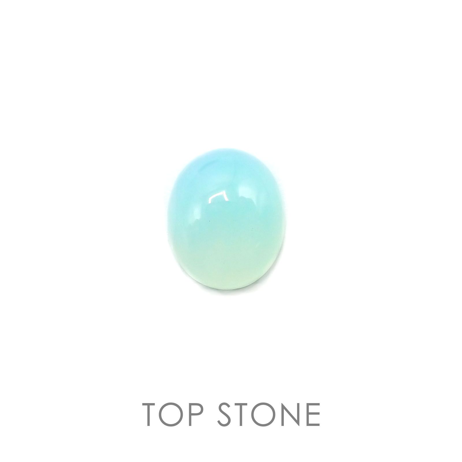 ブルーオパール ペルー産 ルース 4.09ct[20095493]12.1×10.1mm前後