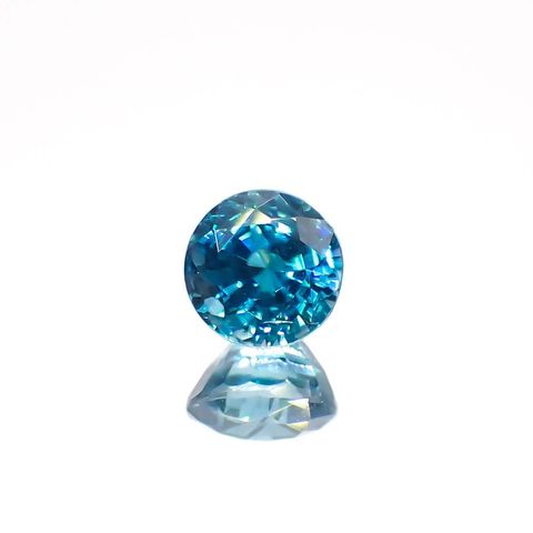 ラタナキリブルージルコン カンボジア産 1.30ct[220917922]5.3x5.3mm前後