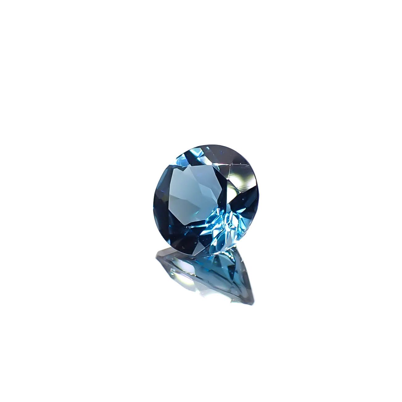 ロンドンブルートパーズ ブラジル産 0.86ct [241029256]6x6mm前後