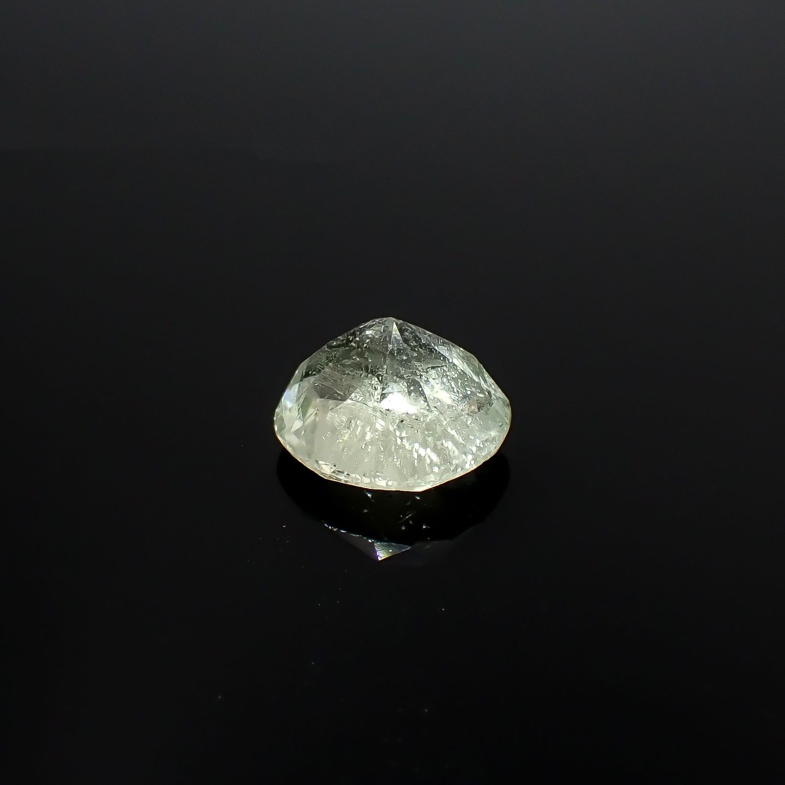 ヘルデライト(宝石名ヘルデライト)ブラジル産 2.585ct ソ付(日独)[250830964]8.87x8.33mm前後