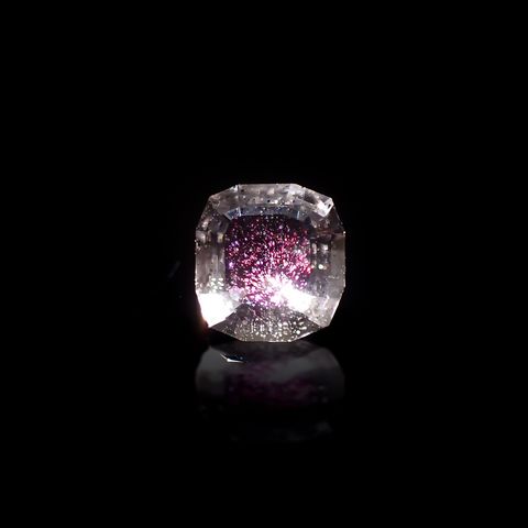 ◇カスタムカット◇ティンカーベルクォーツ ブラジル産 0.46ct[240125450]5.4x5.1mm前後