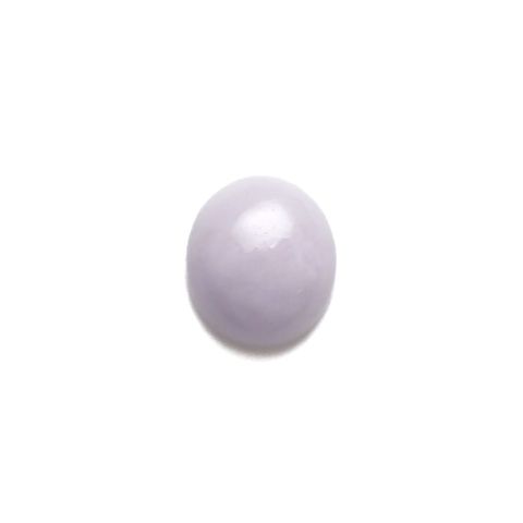 ラベンダー翡翠 ビルマ産 11.91ct [221219384]15x13.2mm前後