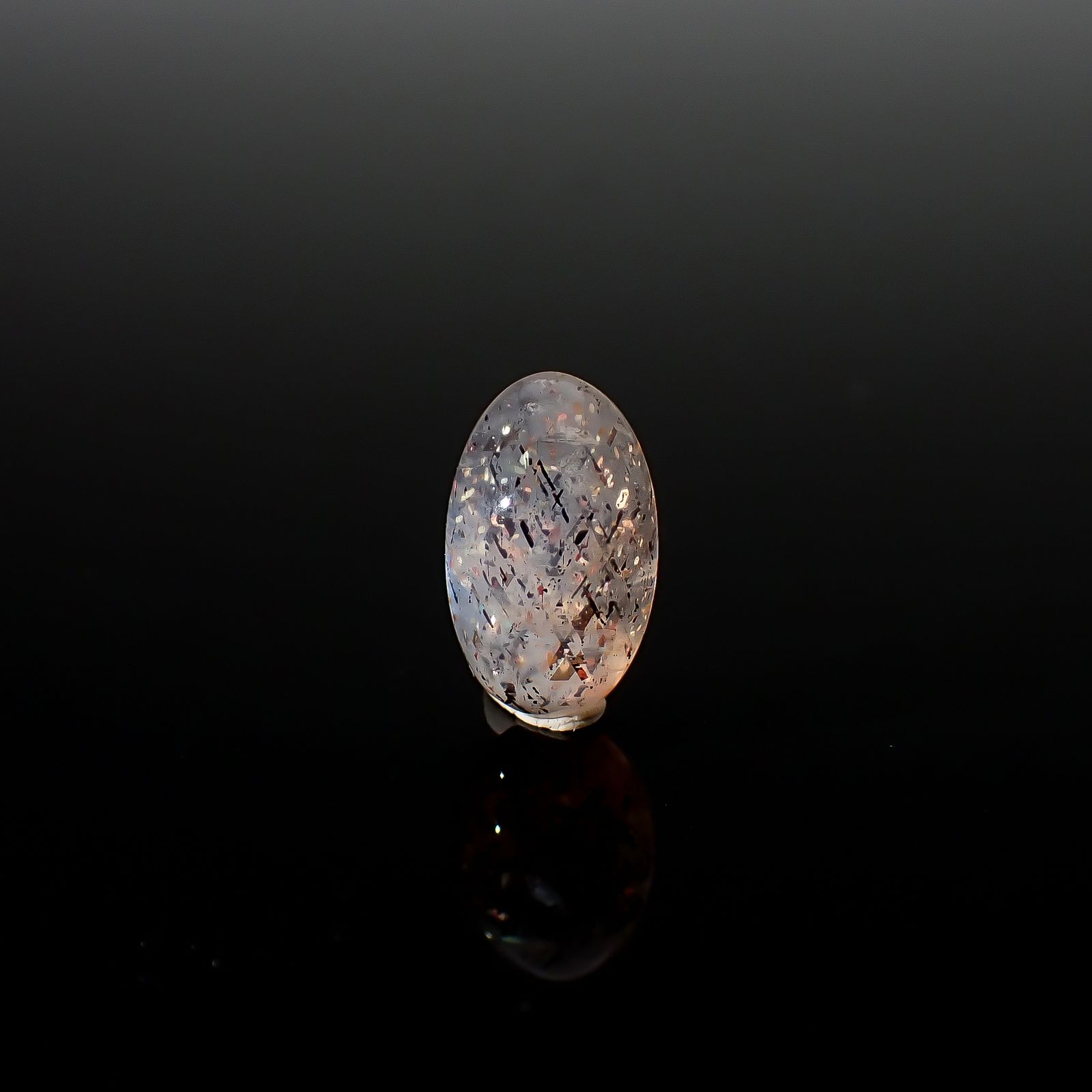 レインボーラティスサンストーン オーストラリア産 2.30ct / 12.2x7.3mm前後 [260632528]