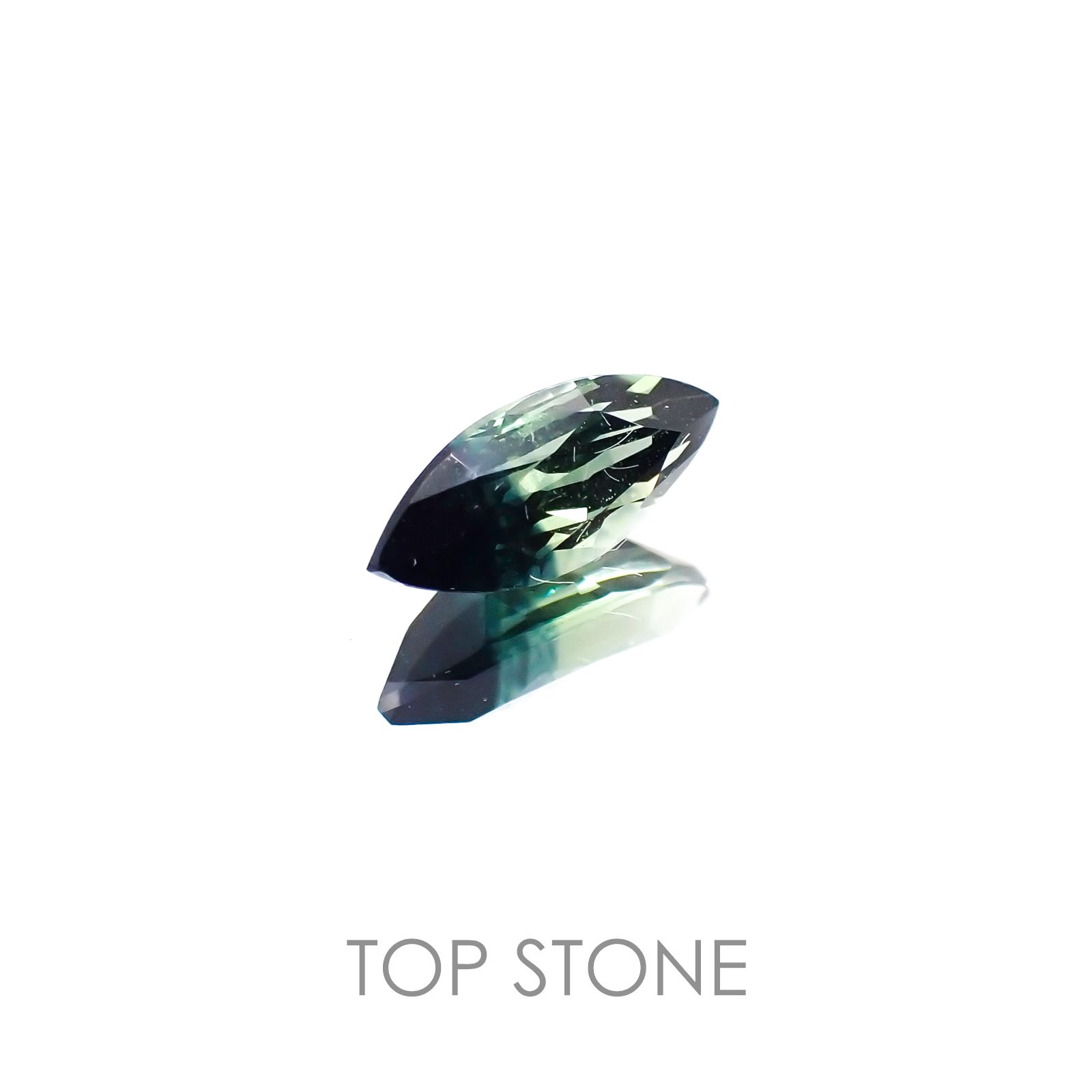 ゴールドシーンサファイア 非加熱 ケニア産 ルース 0.58ct[20107111]7.8×3.4mm前後