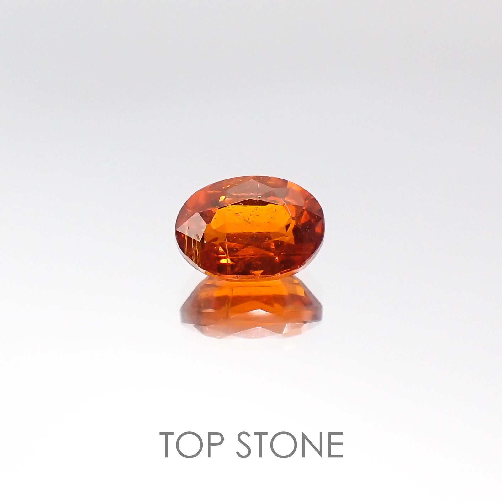 オレンジカイヤナイト タンザニア産 ルース 1.12ct[20105995]7.1×5.1mm前後