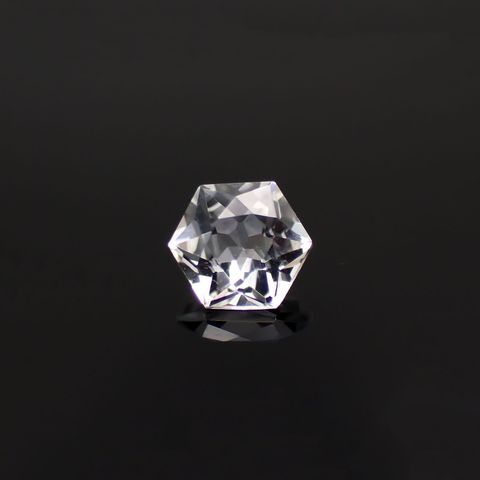 ◇ヘキサゴンカット◇ホワイトトパーズ ブラジル産 1.10ct[221018504]6x6mm前後