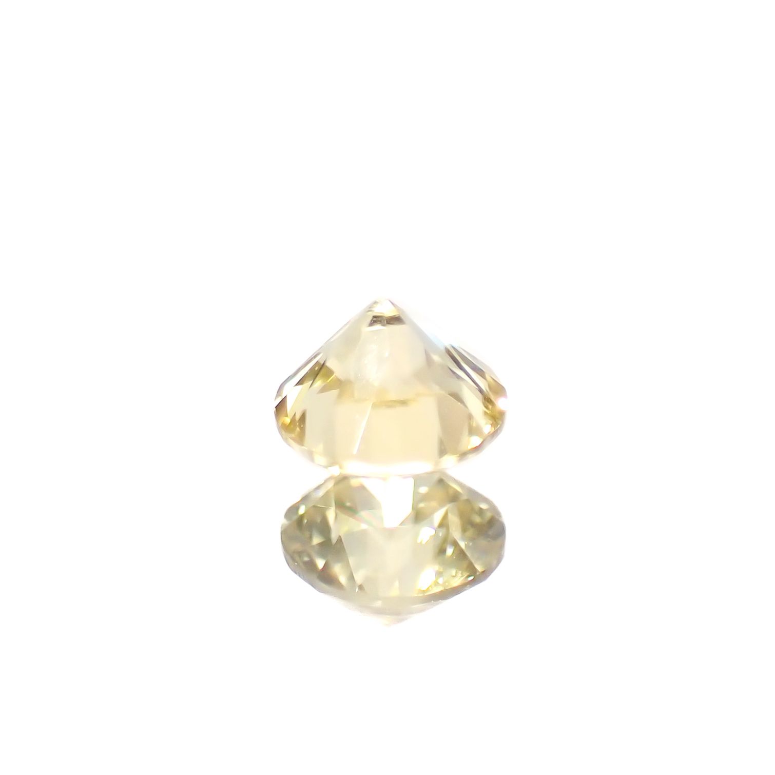 イエロージルコン(宝石名イエロー・ジルコン)スリランカ/カンボジア産 0.41ct 識別済[241129498]4x4mm前後