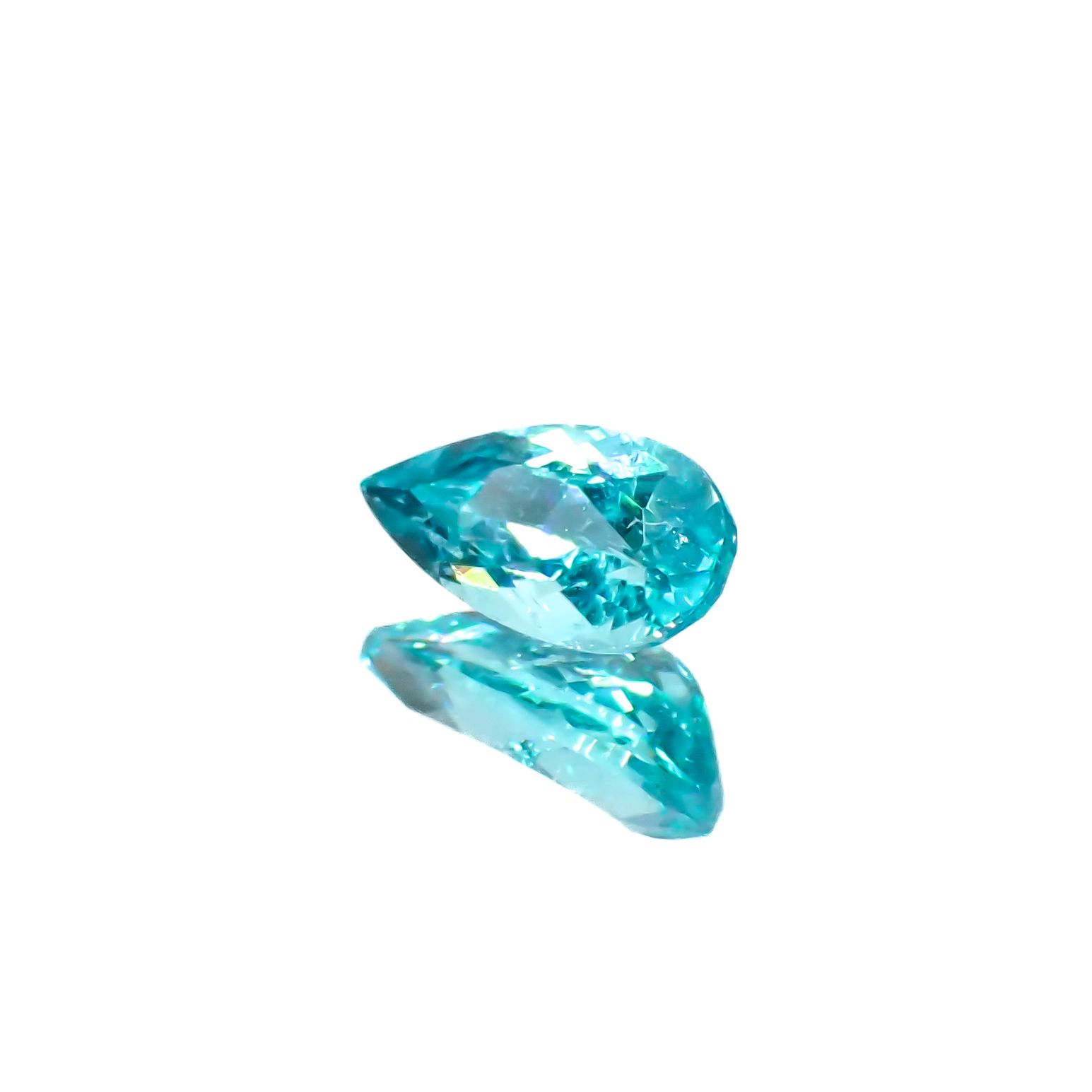 パライバトルマリン(宝石名トルマリン/別名パライバ・トルマリン)ブラジル産 0.40ct GIA鑑付[231023682]6.9x3.56mm前後