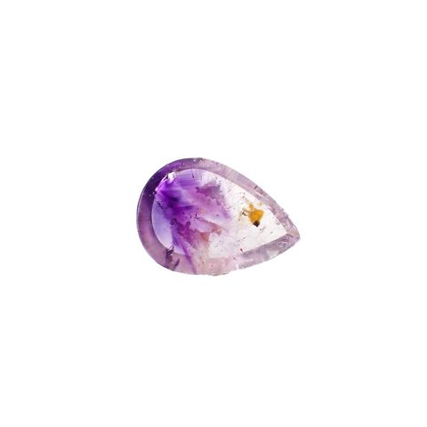アメジストエレスチャル ブラジル産 17.67ct[220917975]22.4x15.8mm前後