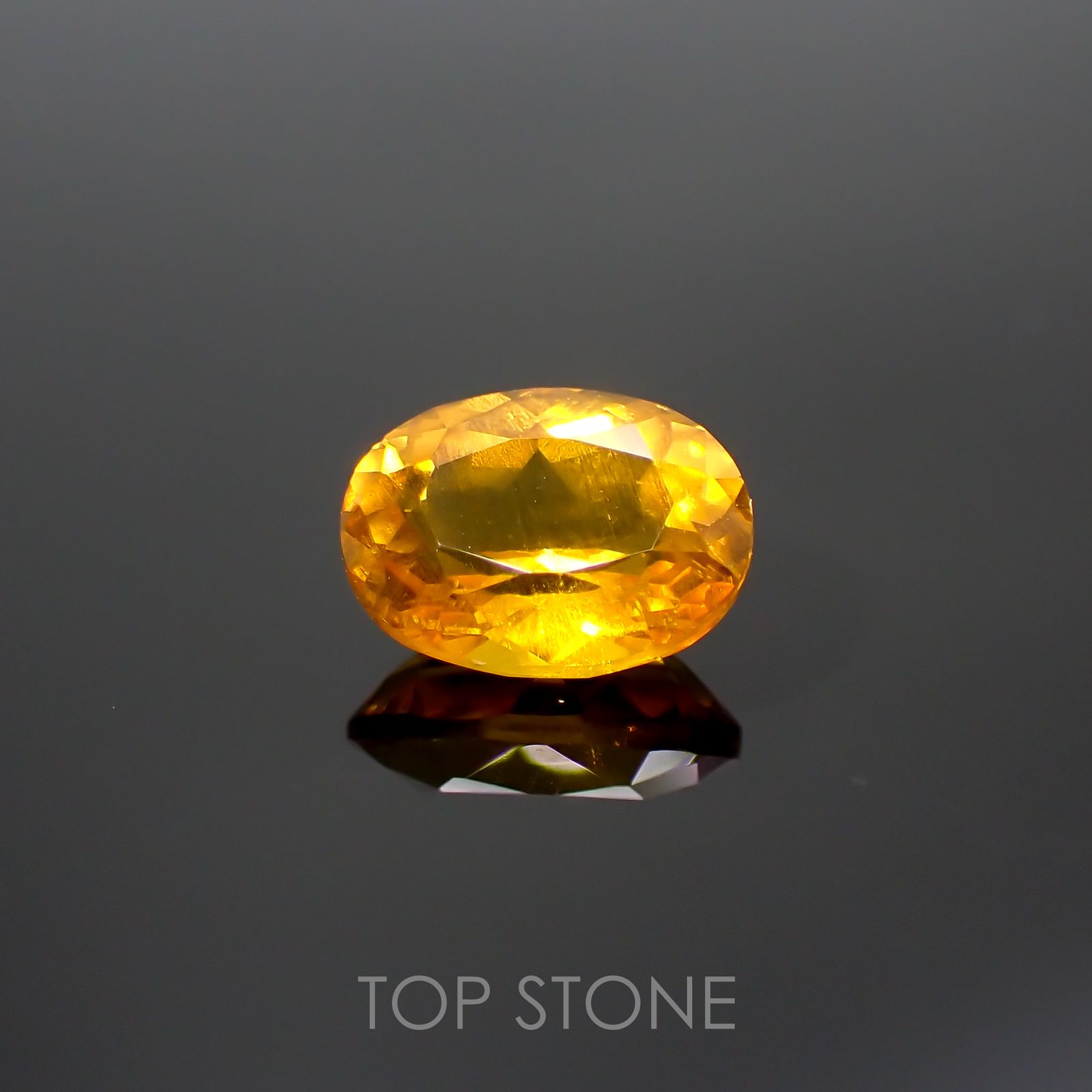 ゴールデンベリル(宝石名ゴールデン・ベリル)ブラジル産 1.24ct 識別済[220114225]8.1x6.2mm前後
