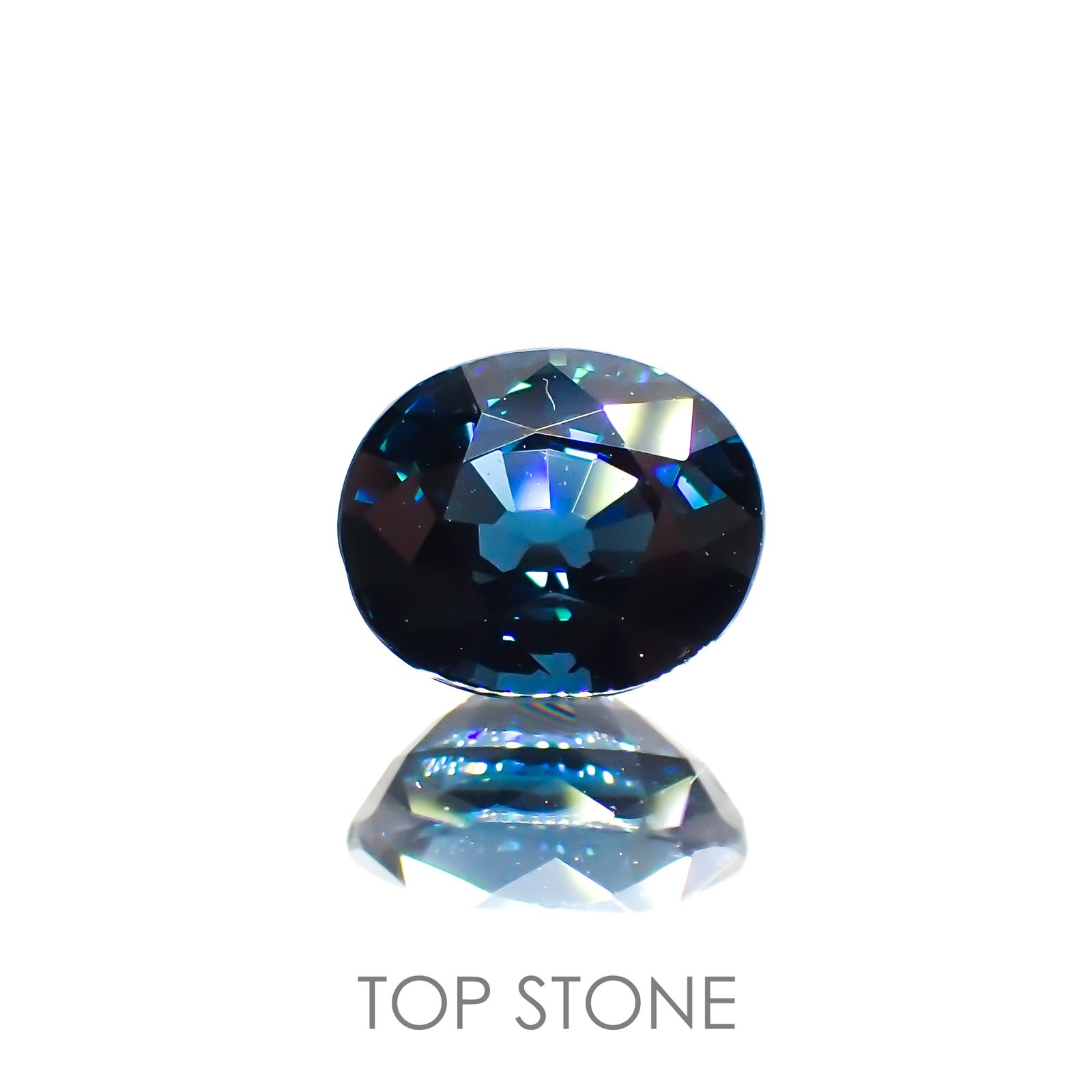 コバルトブルースピネル(宝石名ブルー・スピネル)スリランカ産 1.274ct ソ付(日独)[220113824]6.86x5.69mm前後
