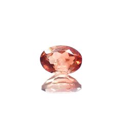 バイカラーアンデシン(宝石名アンデシン)チベット産 識別済 0.61ct / 6.5x4.5mm前後 [220115272]