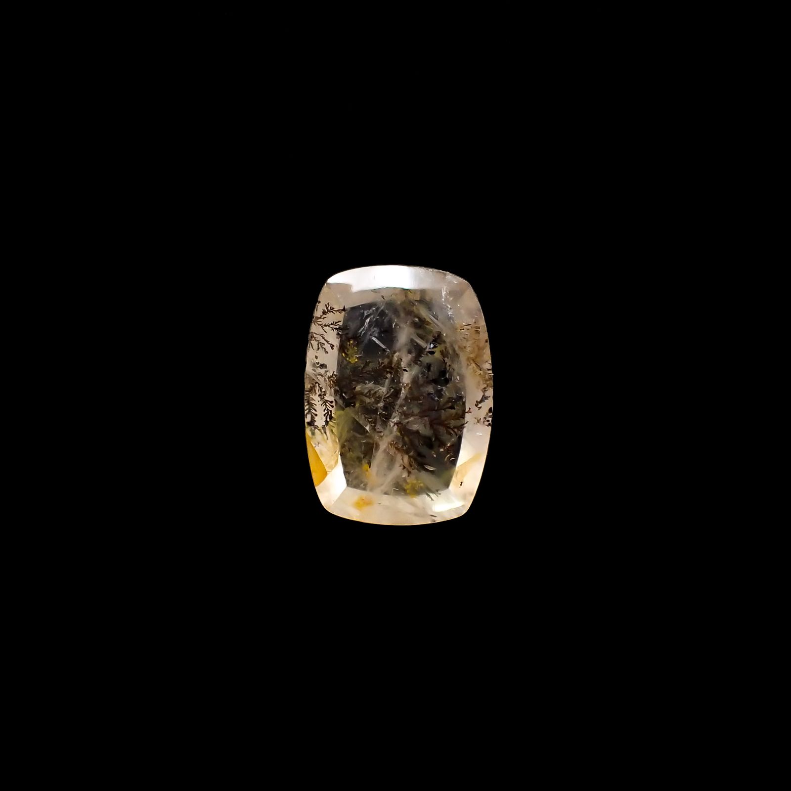 デンドリチッククォーツ ブラジル産 4.21ct[230823248]10.2x14.1mm前後