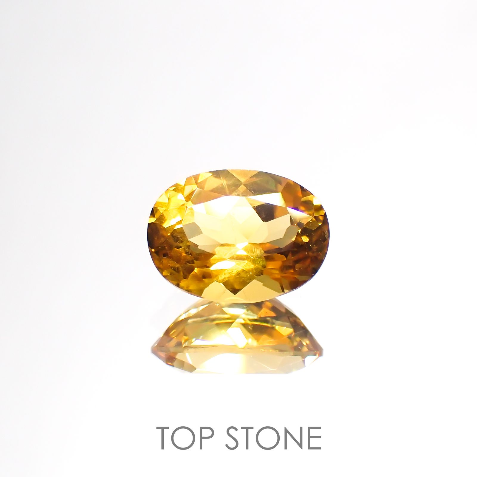 ゴールデンベリル(宝石名ゴールデン・ベリル)ブラジル産 1.15ct 識別済[220114228]8.1x6.2mm前後