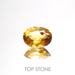 ゴールデンベリル(宝石名ゴールデン・ベリル)ブラジル産 1.15ct 識別済[220114228]8.1x6.2mm前後