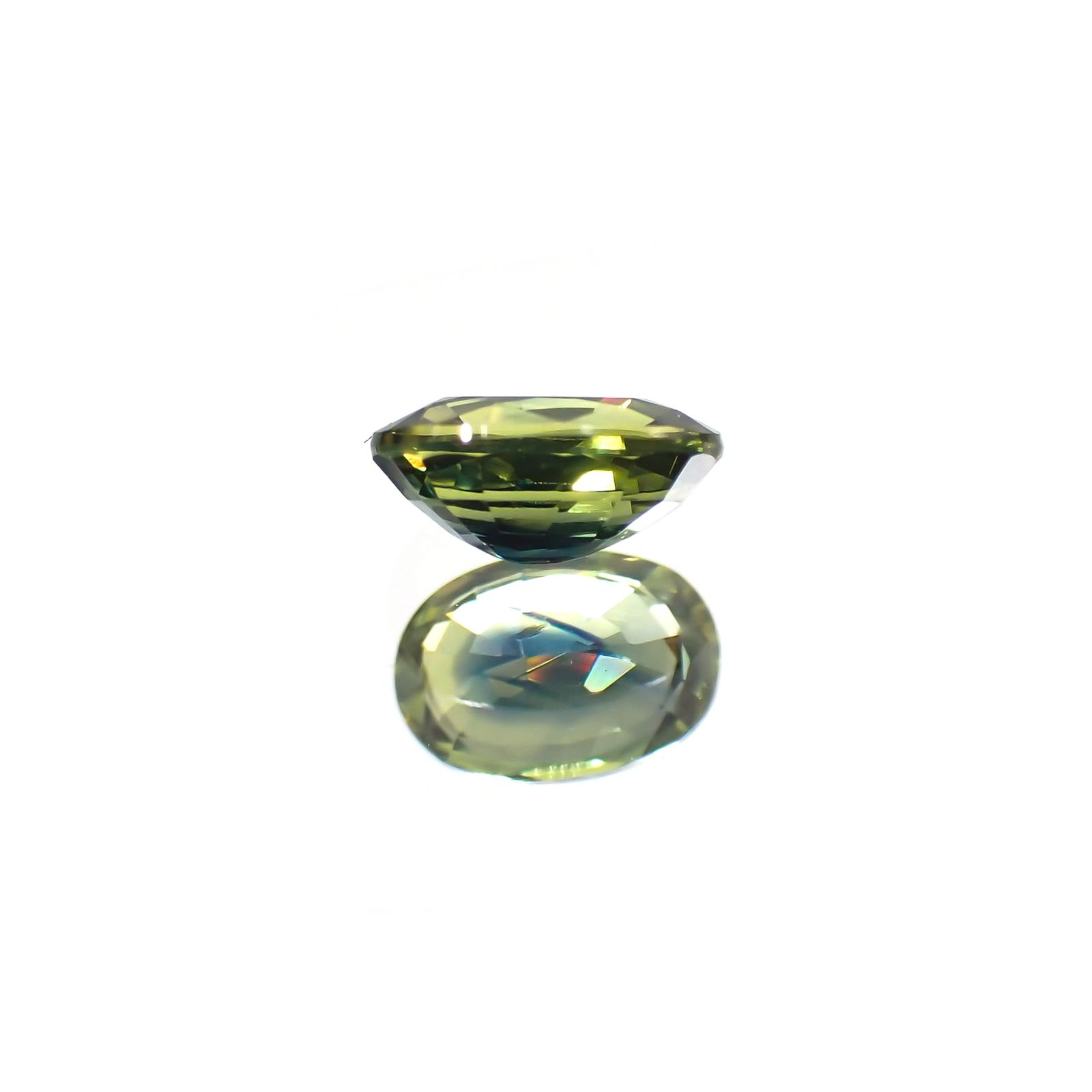 バイカラーサファイア(宝石名バイカラー・サファイア) タンザニア産 0.62ct 識別済[210711565]6×4.1mm前後