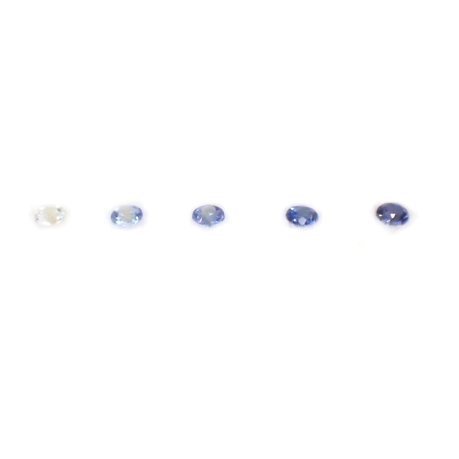 ベニトアイト色相環 アメリカ産 ルース 0.2ct[210310217]2×2mm前後