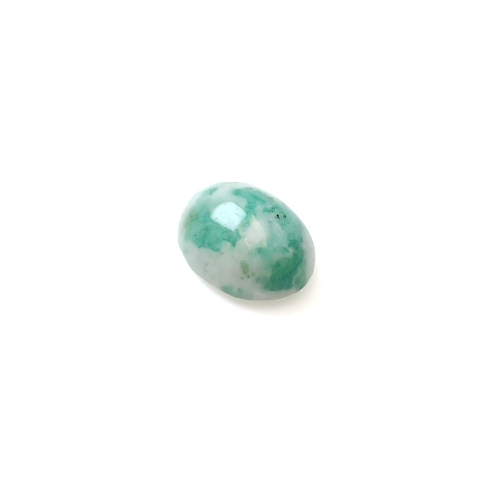 マトリックスエメラルド(エメラルドインクォーツ/フェルドスパー) ブラジル産 5.28ct [250430168]13x10mm前後
