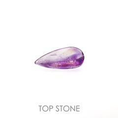 アメジストエレスチャル ブラジル産 5.15ct[220917977]18.9x8.5mm前後