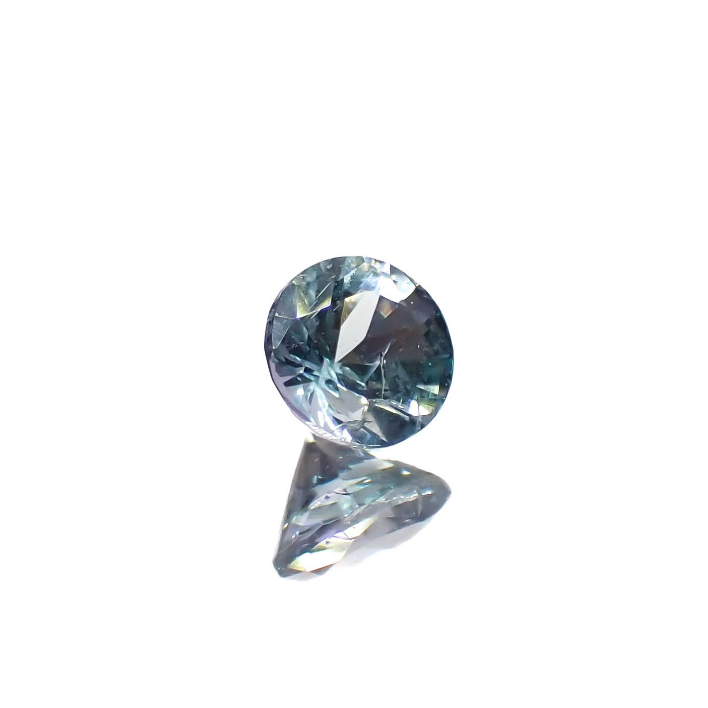 ブルーコーネルピン(宝石名ブルー・コーネルピン)タンザニア産 0.18ct 識別済[240527694]3.5x3.4mm前後