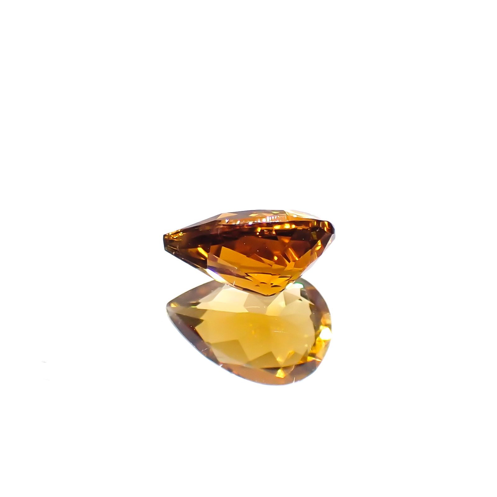 ゴールデントルマリン モザンビーク/コンゴ産 1.29ct[231225199]9x6.1mm前後