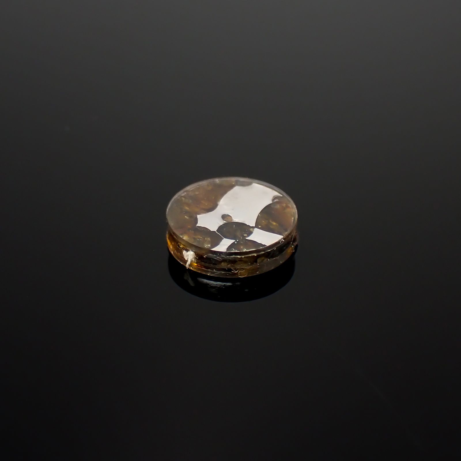 パラサイト隕石Sericho トリプレット 発見地:ケニア 5.02ct[240527648]11.8x11.8mm前後