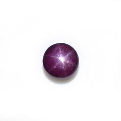 パープルスターサファイア(宝石名パープル・スター サファイア)インド産 3.91ct 識別済[231023889]8x8mm前後