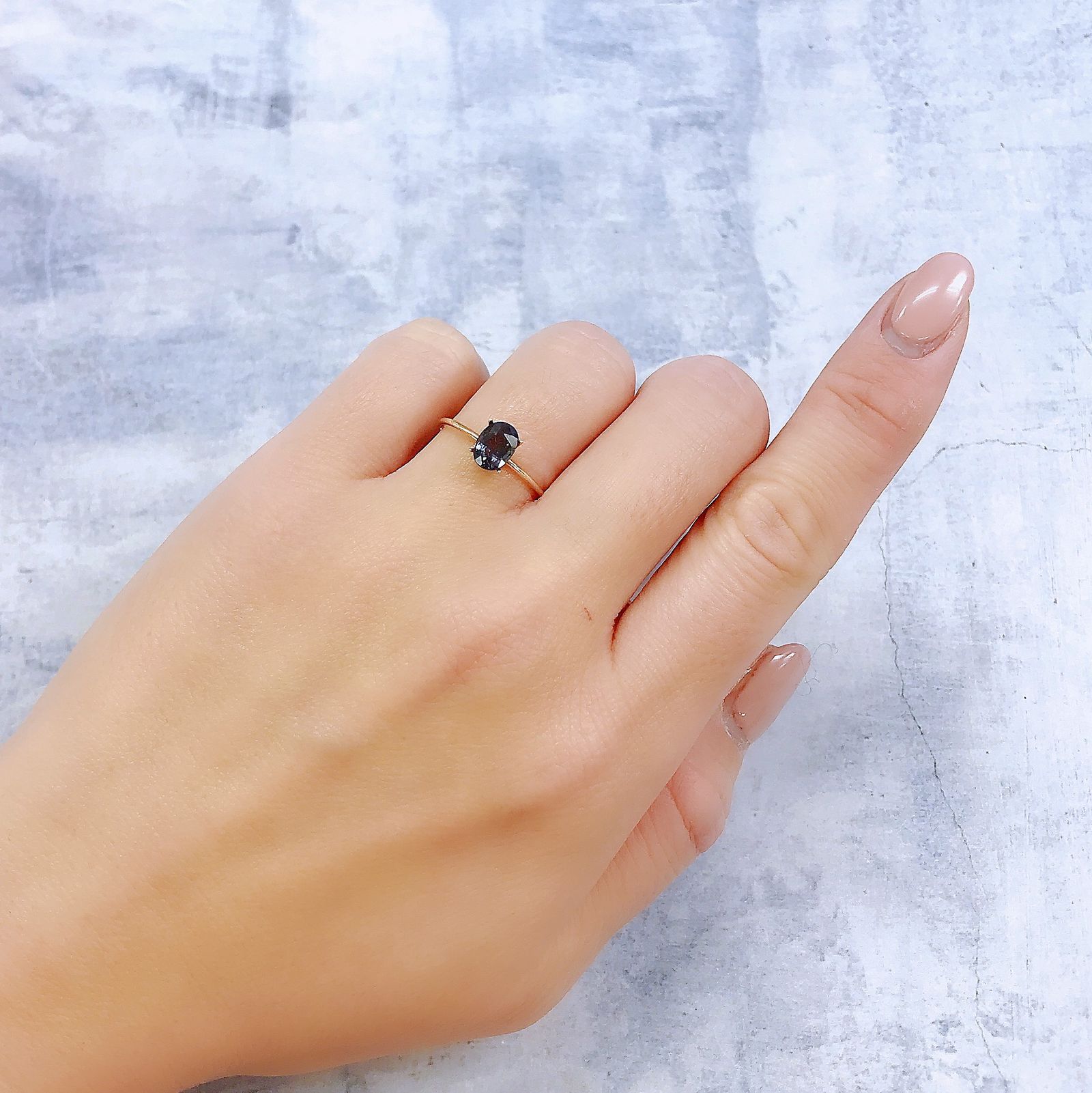 カラーチェンジガーネット アレキタイプ(宝石名ガーネット)マダガスカル・ベキリー産 1.04ct 識別済[221219611]6.8x5mm前後