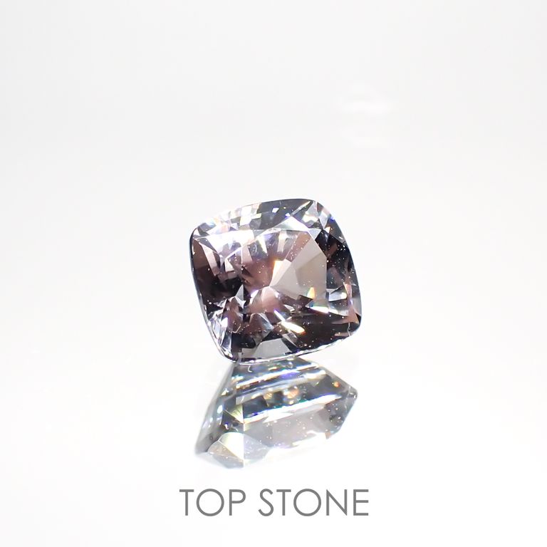 プラチナスピネル(宝石名スピネル) ビルマ産 1.193ct ソ付(彩珠 