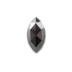 ブラックダイヤモンド(宝石名ダイアモンド) ジンバブエ産 1.57ct 識別済[210410135]10.3×5.3mm前後
