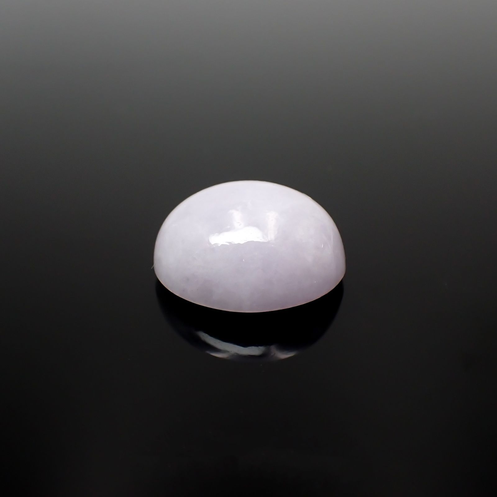 ラベンダー翡翠 ビルマ産 13.75ct[221219377]15.4x13.2mm前後