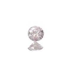ピンクダイヤモンド(宝石名ダイアモンド I-2/VERY LIGHT BROWNISH PINK) 0.066ct ソ付(CGL)[230120139]2.52x2.57mm前後