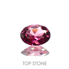 ロードライトガーネット(宝石名ロードライト・ガーネット)ブラジル産 0.82ct 識別済[211113687]7x5mm前後