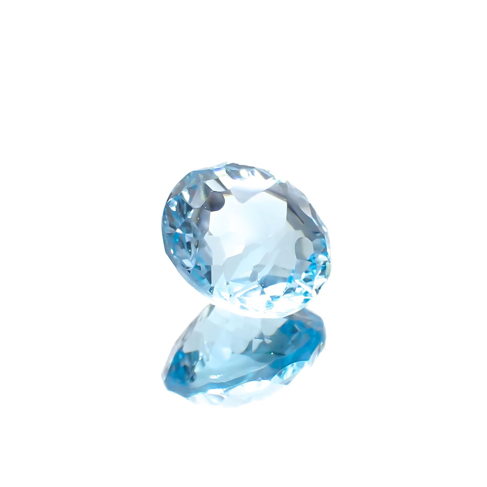 ◇カスタムカット◇ブルートパーズ ブラジル産 5.04ct[221219326]10.2x10.2mm前後