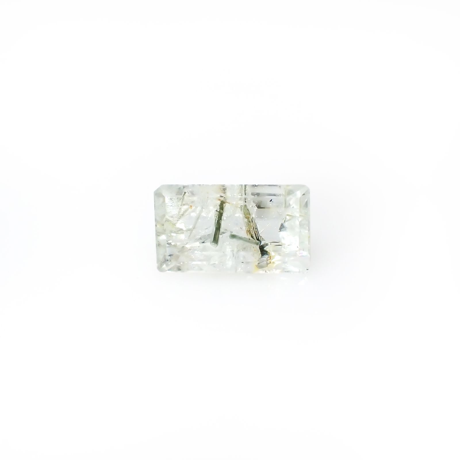 アパタイトイントパーズ(宝石名アパタイト イン トパーズ)ブラジル産 14.92ct 識別済[240225931]17.6x10mm前後