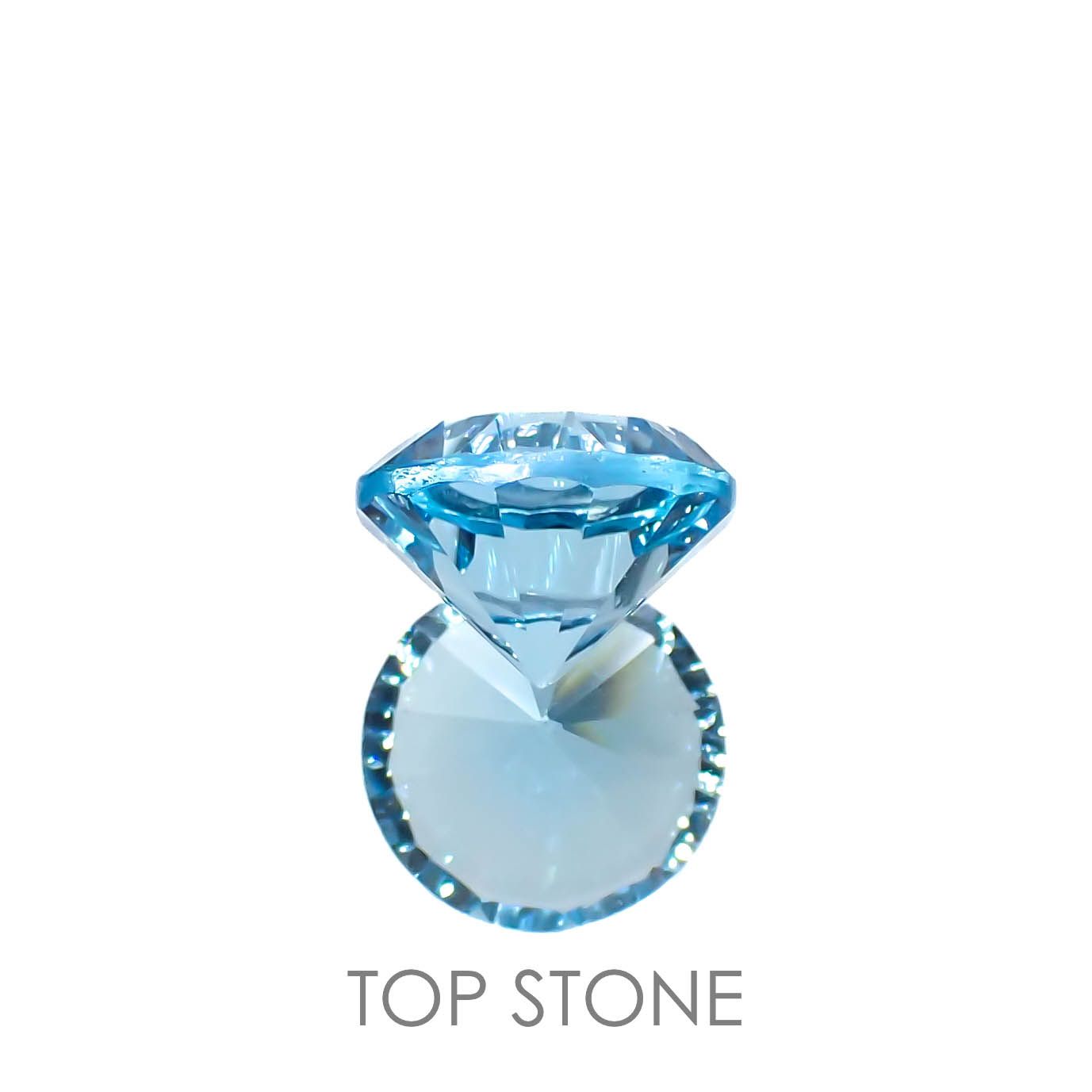 ブルートパーズ ブラジル産 4.43ct[221219351]9.9x9.9mm前後